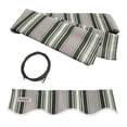 thumbnail image 2 of ALEKO Motorized Retractable Home Patio Awning 8 x 6.5 ft Multi Green, 2 of 12