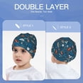 thumbnail image 6 of Sikiie Cartoon Space1 Toddler Beanie Kids Beanie Hat Warm Winter Hats for Boys Girls Knit Cap, 6 of 7