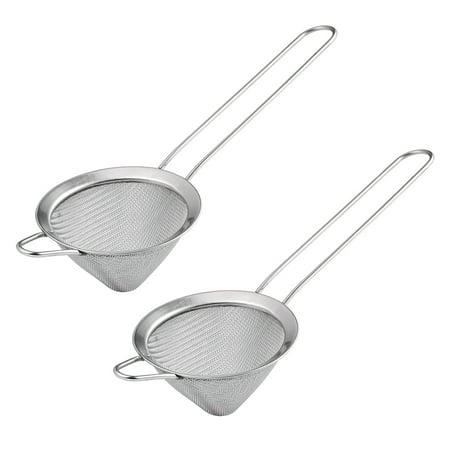 

2pcs Stainless Steel Colanders Hot Pot Colanders for Home Restaurant (Silver)