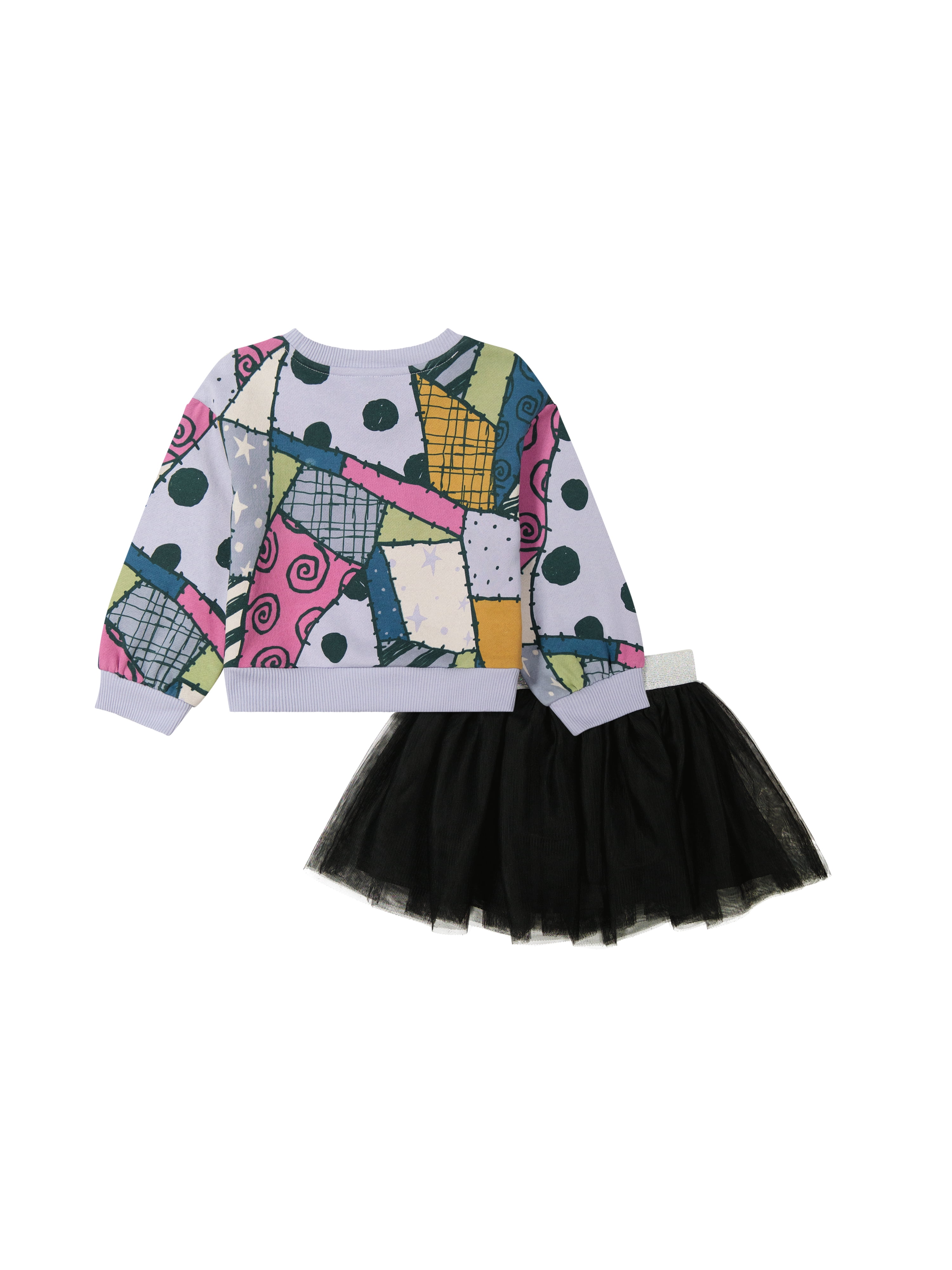 Nightmare Before Christmas Toddler Girls 3 Piece Tutu Skirt Set, Sizes 12M-5T