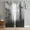 Gray, variant on Purple Forest Sheer Curtains 54 Inches Length 2 Panels Set, Window Sheer Curtains for Living Room/Bedroom, Vintage Foggy Woods Tree Light Filtering Rod Pocket Curtain 52'' x 54'' x 2
