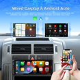 thumbnail image 2 of Radio estéreo inalámbrica CarPlay para automóvil de 1 DIN de 6,9 pulgadas con pantalla táctil, reproductor MP5 y Bluetooth, 2 of 4