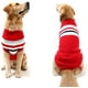 thumbnail image 2 of Suéter de rayas moderno para perros - Abrigo de lana cálido y suave para el invierno - Ropa para perros medianos y grandes (XL), 2 of 5