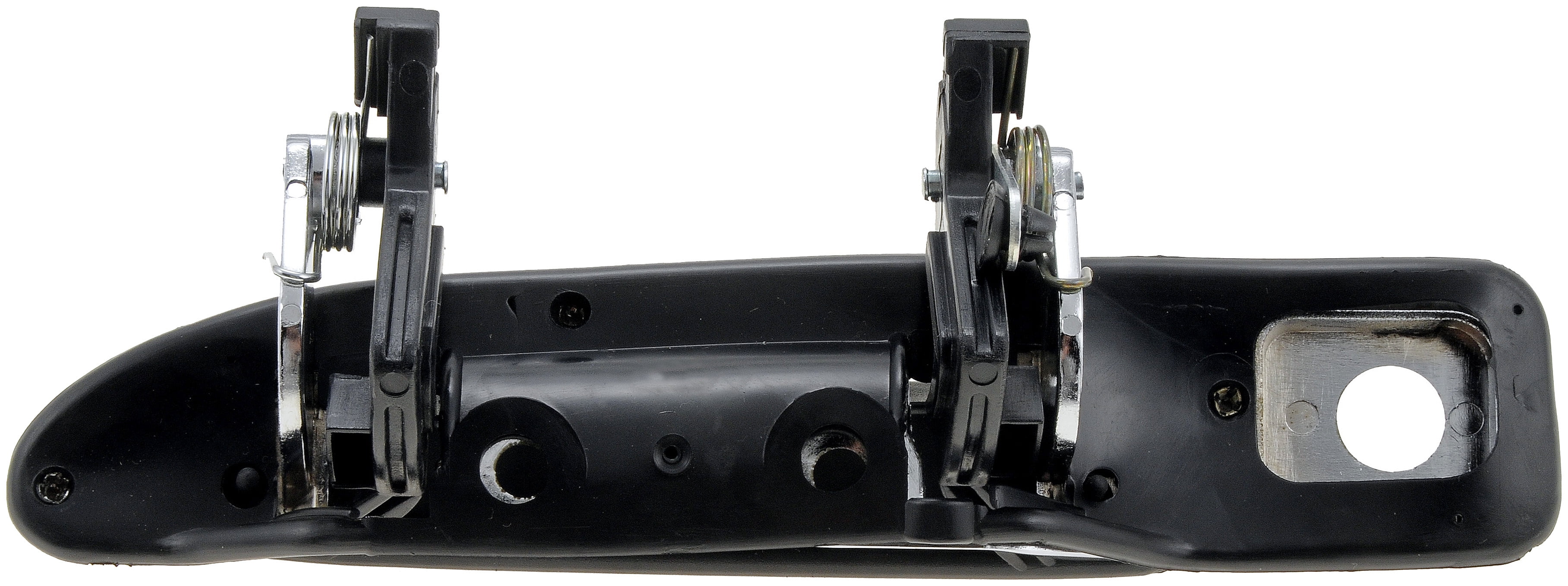Dorman 77333 Front Passenger Side Exterior Door Handle for Specific Ford / Mercury Models, Black and Chrome