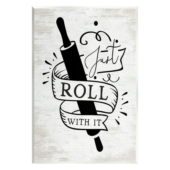 Stupell Industries Roll With It Kitchen Food & Beverage Painting Unframed Art Print Wall Art, 10 x 15