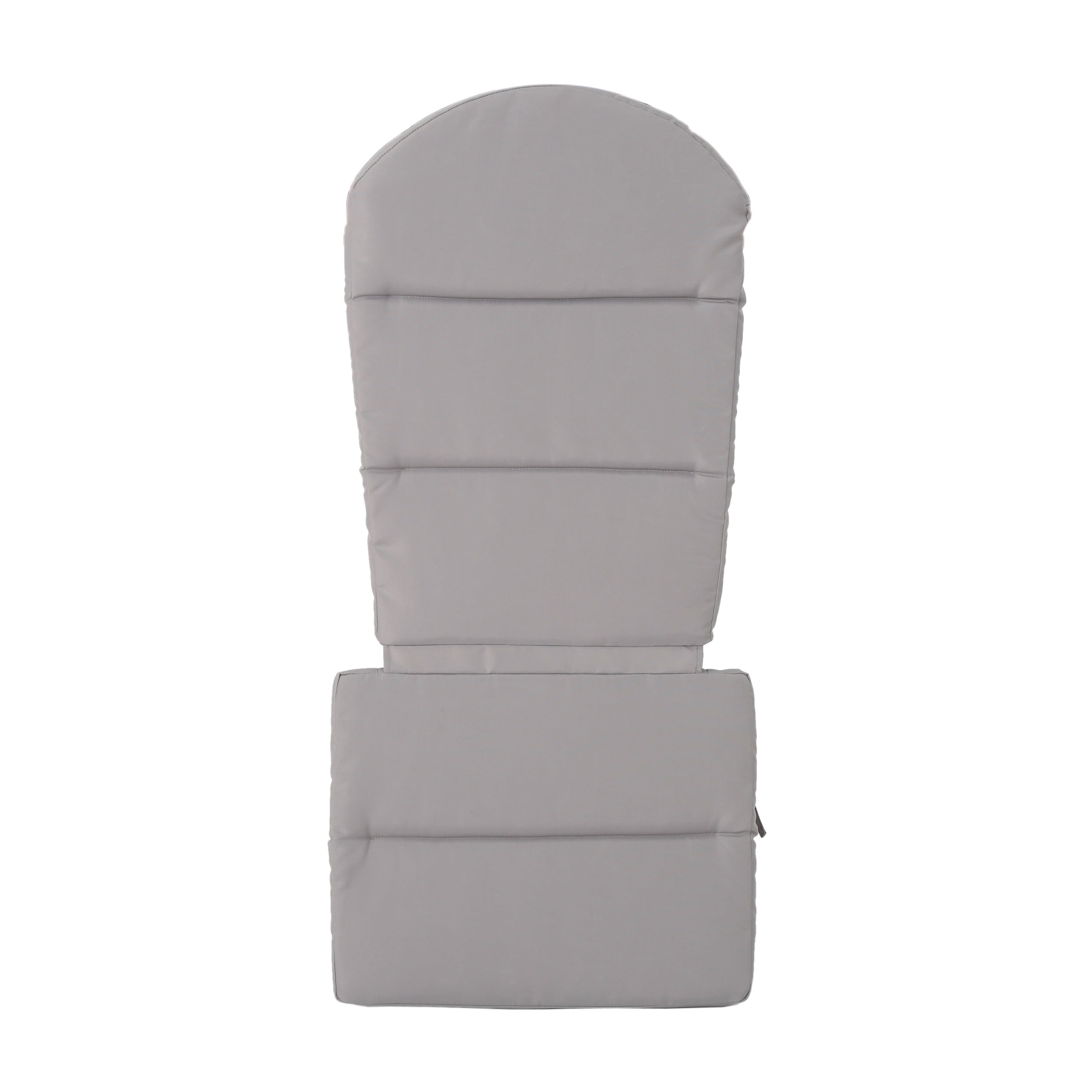 GDF Studio Cartagena Outdoor Water Resistant Fabric Adirondack Chair Cushion, Gray