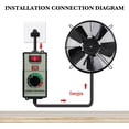 thumbnail image 5 of Variable Speed Controller for Router Fan & Electric Motor, Rheostat 120V Adjuster with Overload Protection, Precision Voltage Control, and LED Display, 5 of 7