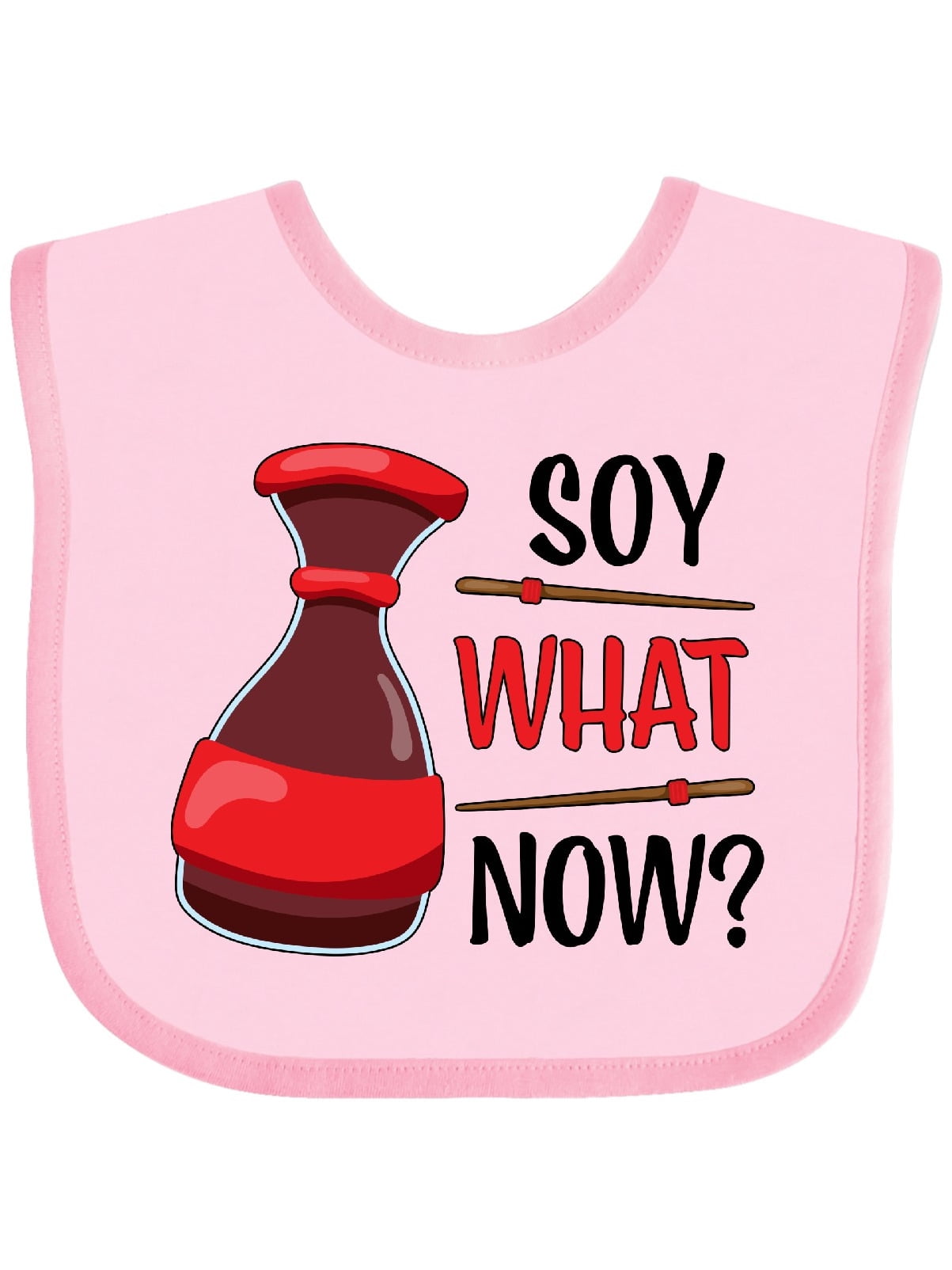 Soy What Now? soy sauce pun Baby Bib