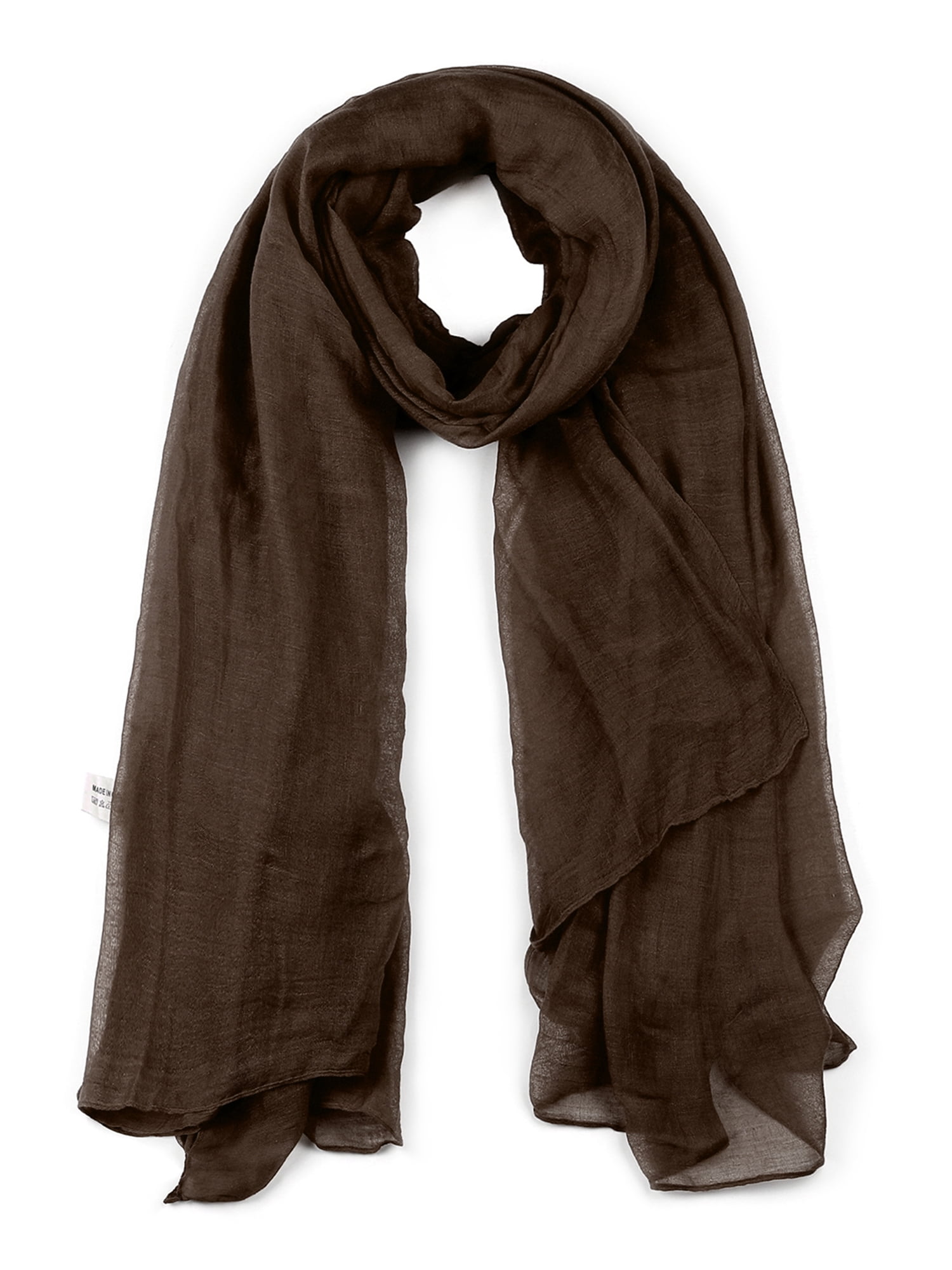 Sweet Pea Fashion Grey Beaded Woven Polyester Fashion Scarf