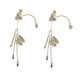 thumbnail image 5 of Qarigey 1 Pair Women Earrings Insect Ears Ear Clip Decor Party Jewelries Females Earring Ornaments Decorations Fashion Dating 2piezas, 5 of 6