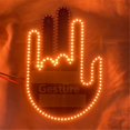 thumbnail image 5 of Car Interior LED Light with Hand Gesture Control - Adhesive Rear Window Display and Remote Functionality, 5 of 5