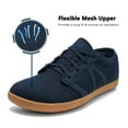 thumbnail image 5 of Mens Wide Width Barefoot Shoes Walking Shoes Zero Drop Mesh Tennis Shoes Casual Sneakers 7 Wide,Navy, 5 of 7