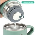 thumbnail image 3 of InnotechSc Stainless Steel Thermo 500ml/16.9oz Vacuum Insulated Bottle with Cup for Coffee Hot drink and Cold drink water flask- Green Set, 3 of 10