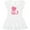 AA-White, variant on Inktastic Love Cat 2 Girls Baby Dress