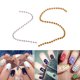 thumbnail image 3 of Nail Art 3D Stickers Glitter Striping Ball Beads Cadena Decoración (Oro Plata) Ndcxsfigh Nuevos Originales, 3 of 6