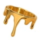 thumbnail image 5 of Anillo con dije para mujer, accesorio de disfraz, joyería para festivales, fiestas y cumpleaños. Oro Talla 6, 5 of 9