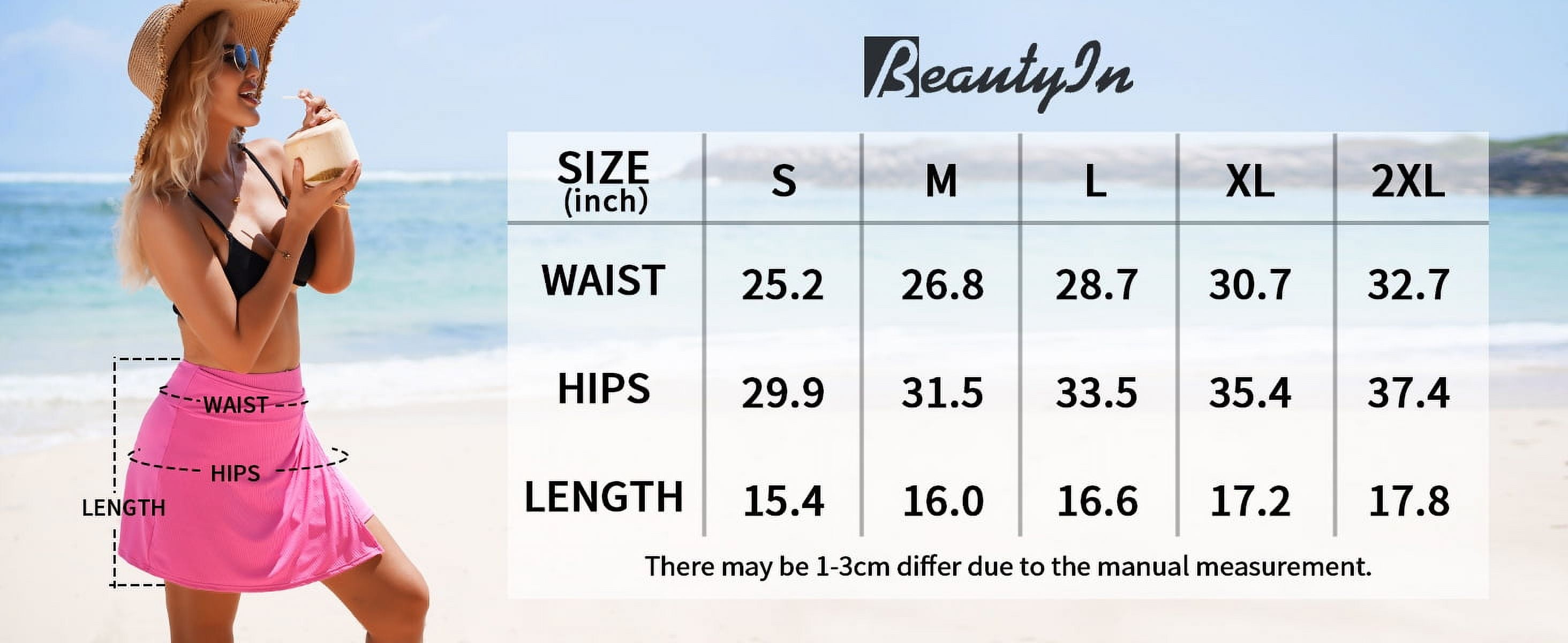 Alove Womens High Waisted Swim Skirt Twisted Waist Pleated Skorts Tummy Control Tankini