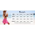 thumbnail image 2 of Alove Womens High Waisted Swim Skirt Twisted Waist Pleated Skorts Tummy Control Tankini, 2 of 7