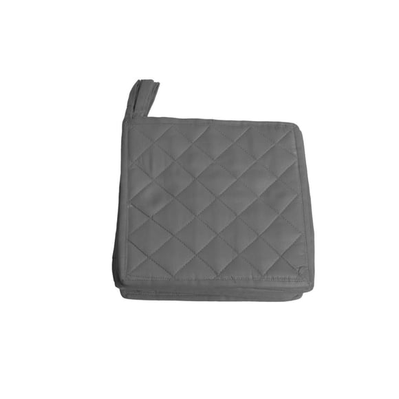 HM Covers 100% Cotton (Pack of 70) Pot Holder 7" x 7" Square, Solid Dark Grey Color Everyday Quality Kitchen Cooking, Heat Resistance!! - Made