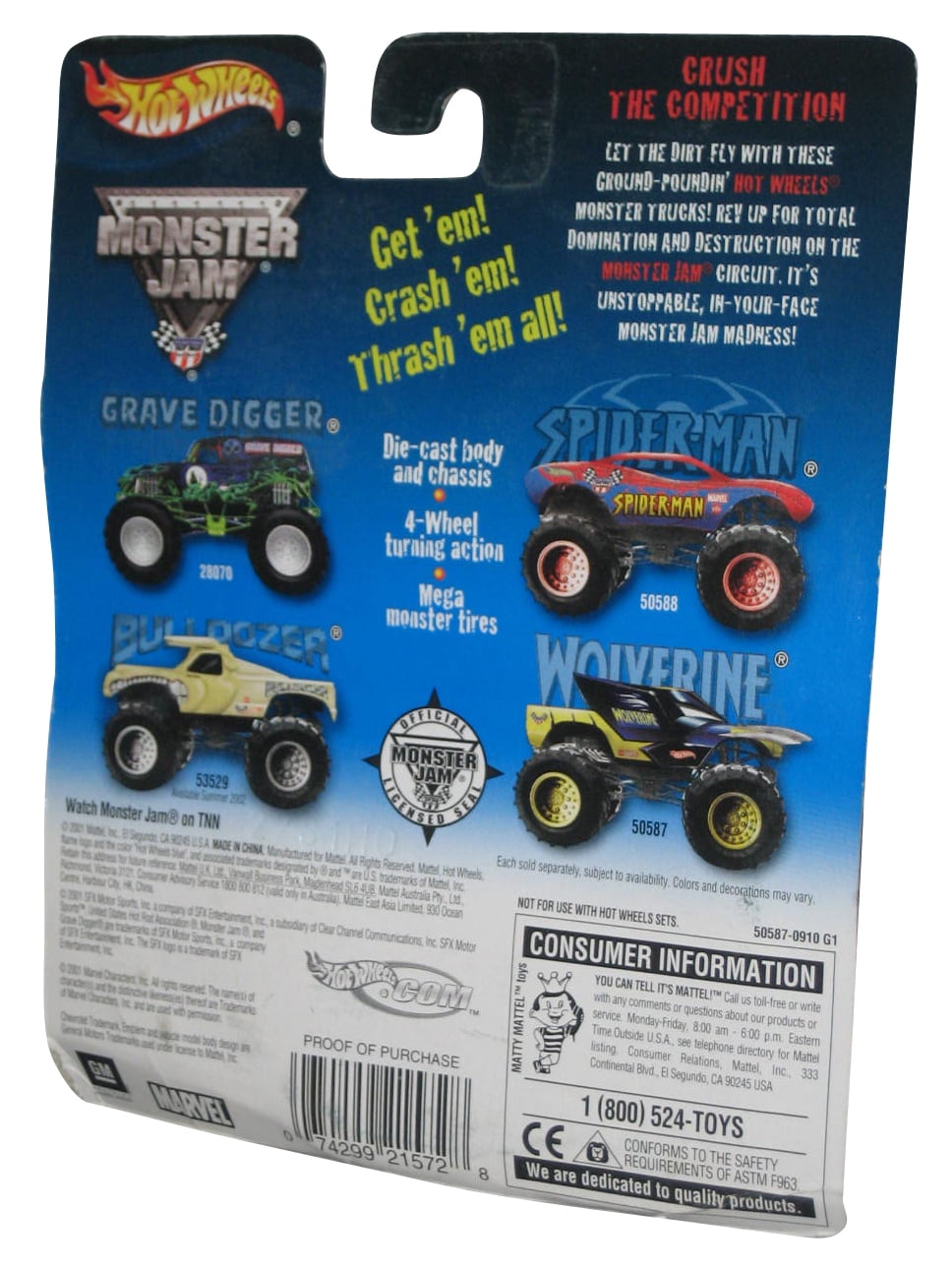Wolverine monster truck toy 2025