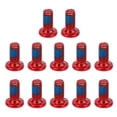 thumbnail image 1 of Bike Disc Brake Rotor , 12pcs Sturdy Bicycle Rotor Screw Flat  For Road Bicycles For Mountain Bikes Red,Green,Blue,Multicolor, 1 of 8