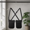 thumbnail image 5 of Tdxkok Back Double Pouch Concealed Carry Bag Adjustable Strap Underarm Hidden Storage Organizer Pocket for Phone Outdoor Accessories 8.66*6.50*0.79IN E, 5 of 6