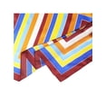 thumbnail image 5 of INSPIRE CHIC Women Colorful Striped Satin Scarf, 23.6x23.6" Square Silk Like Neck Scarves Neckerchief 23.6x23.6"(LxW) Colorful-2, 5 of 6