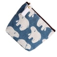 thumbnail image 2 of Eigraketly Bolsa organizadora bolsa de lona Mini billetera tarjeta llavero monedero lindo monedero con cremallera Artesanía 4, 2 of 6
