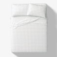 thumbnail image 3 of Mainstays Kids Microfiber Bed Sheet Set, Full, Plaid, 4 Pieces, 3 of 7