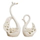 thumbnail image 1 of Matsuzay Adorno de cisne blanco, 2 uds., decoración moderna para el hogar, figuritas de animales, decoración de boda, Navidad, bodas, regalo Decoración, 1 of 6
