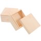 thumbnail image 3 of 2 cajas de madera en miniatura, mini cajas de madera, estuche de regalo de madera con tapa, caja de madera sin terminar, 3 of 7