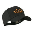 thumbnail image 5 of Halloween Jack O Lantern Face Embroidered Cap - Black OSFM, 5 of 5
