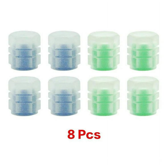 Universal Luminous Tire Valve Cap Car Wheel Hub Glowing Dust-proof Decorative Tyre Rim Stem Covers Applicable Motorcycle Bike-motor Vehicle Wheel Part