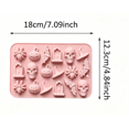 thumbnail image 3 of Silicone Halloween Ice Cube Tray Candy Mold, Reusable Flexible Chocolate Mold For Ice Cubes, Fondant, Jelly, Party Decor, 3 of 3