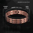 thumbnail image 4 of Wollet Copper Bracelets for Mens 8.6inch, Adjustable Size, 4 of 7
