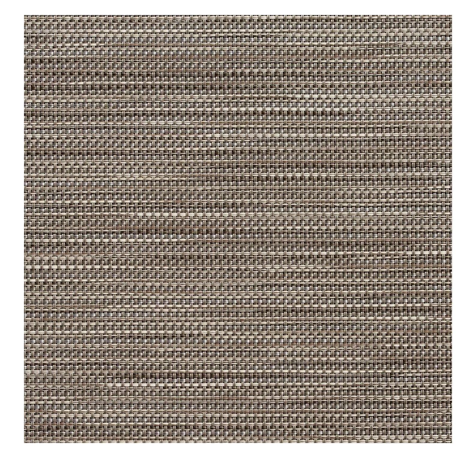 SL007 Grey Woven Sling Vinyl Mesh Outdoor Furniture Fabric by The Yard
