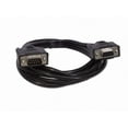 thumbnail image 1 of Ycs Basics Cable De Extensión Negro Db9 Serie De 9 Pines/Rs232 Macho/Hembra (10 Pies), 1 of 2