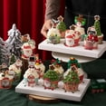 thumbnail image 4 of Christmas Cupcake Cups 50Pcs Cake Packaging Food Grade Unique Snowmen Elk Tree  Cupcake Cups, 4 of 4