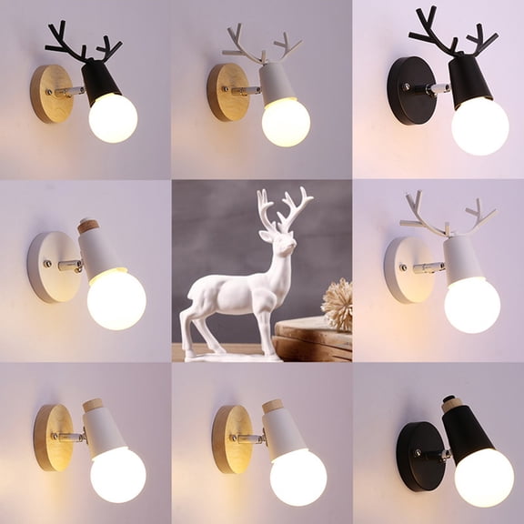 WHAMVOX Minimalist Wall Light for Headboard 10.5x10x14in 1Pack