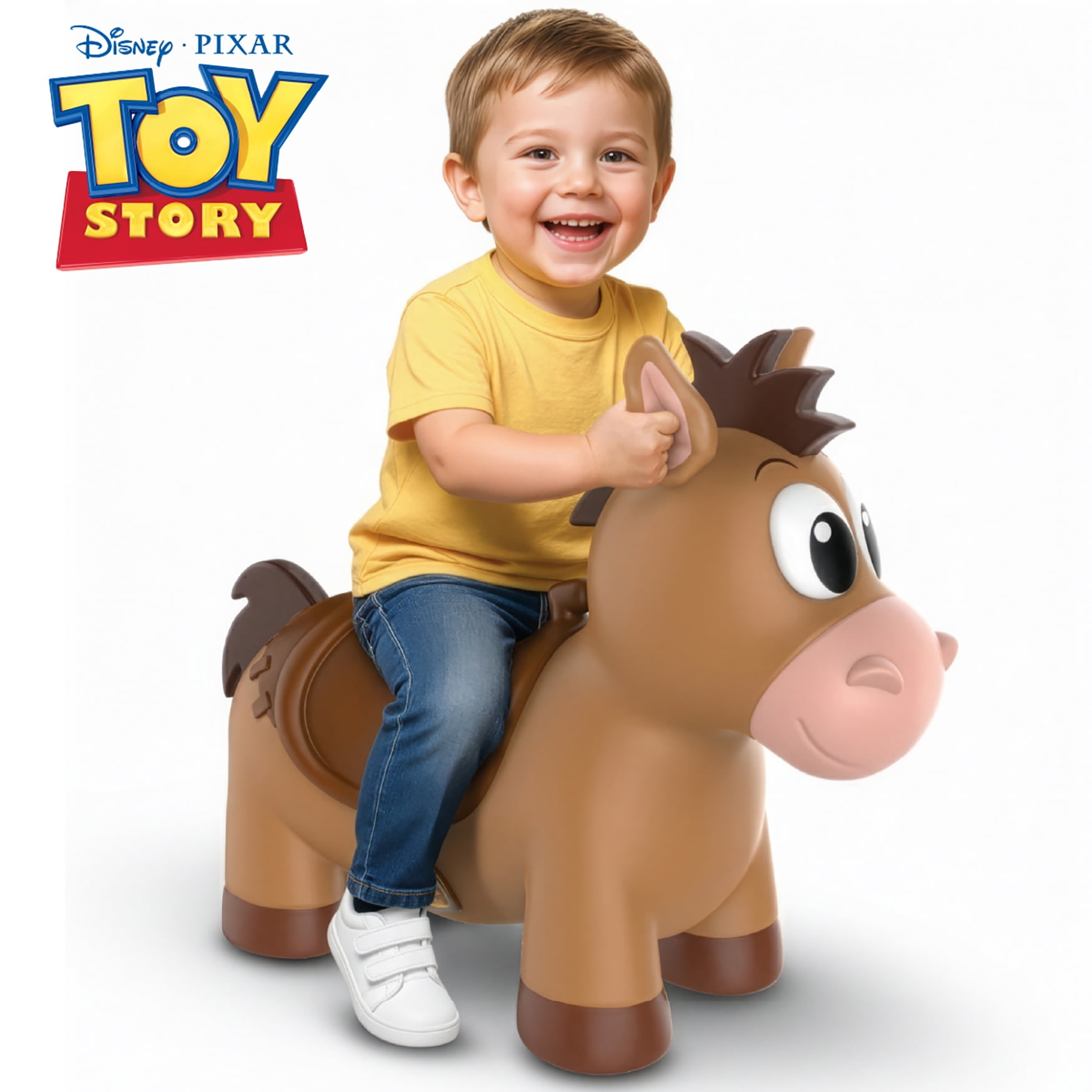 Flybar Bullseye Ride On Toy, Brown