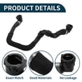 thumbnail image 4 of Manguera del radiador Unique Bargains Calentador Manguera No.17127598248 para BMW 535i 2011-2016 Tubo de líquido de refrigeración de goma negro 1 Pc, 4 of 6