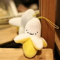 thumbnail image 3 of HEVIRGO Pendant Creative Lovely Design Multiple Use Stuffed Banana Doll for Car, 3 of 10