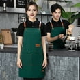 thumbnail image 5 of Shoreew Waterproof Kitchen Apron with Pockets for Men Women Cleaning Pinafore Waist Tie Shop Work Uniform BBQ Gift, 5 of 6