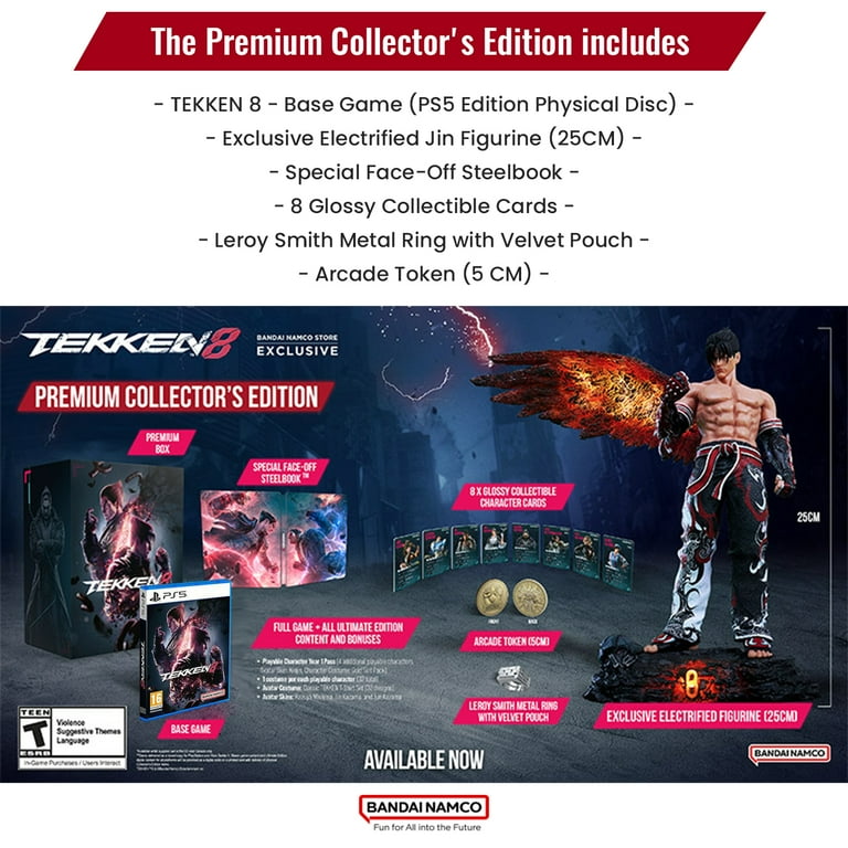 TEKKEN 8 Premium Collector’s PS5 Edition, Ultimate PS5 Fighting Experience, Exclusive Collectibles, In-Game Bonuses