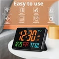 thumbnail image 2 of relayinert Electronic Clock Desk With Dual Alarm And Temperature Display Featuring Dual Alarm Clock Clock Table white light, 2 of 6