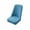 A Blue, variant on Large Dining Chair Covers Half Elastic Slipcovers for Curved Back Chairs with Stretchable Fabric for Easy Installation and Protection