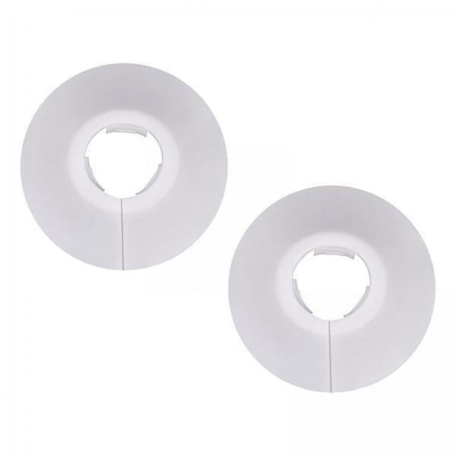 Cubierta De Tubería De Brida De 5x2 Uds, Cubierta De Línea De Drenaje De Tubería De Agua Para Tuberías De Gas, Tuberías De Agua, Color Blanco