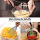 thumbnail image 4 of Batidor de silicona, para cocinar utensilios de cocina, batidor de huevos con globo perfecto para, 4 of 5