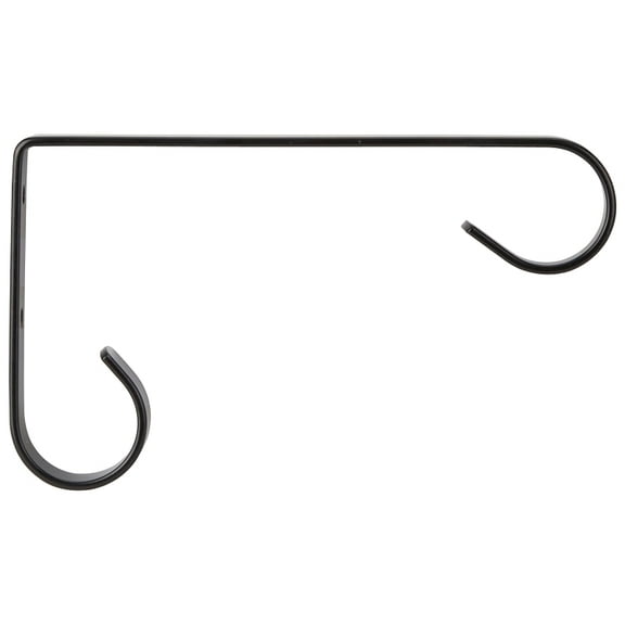 Landscapers Select 46BL Hanging Bracket, 6-3/4 L, Steel, Black, Wall Mount Mounting