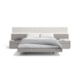 thumbnail image 3 of Gray Finish L.E.D Lights Queen Size Platform Bedroom Set 5Pcs Modern J&M Porto, 3 of 5